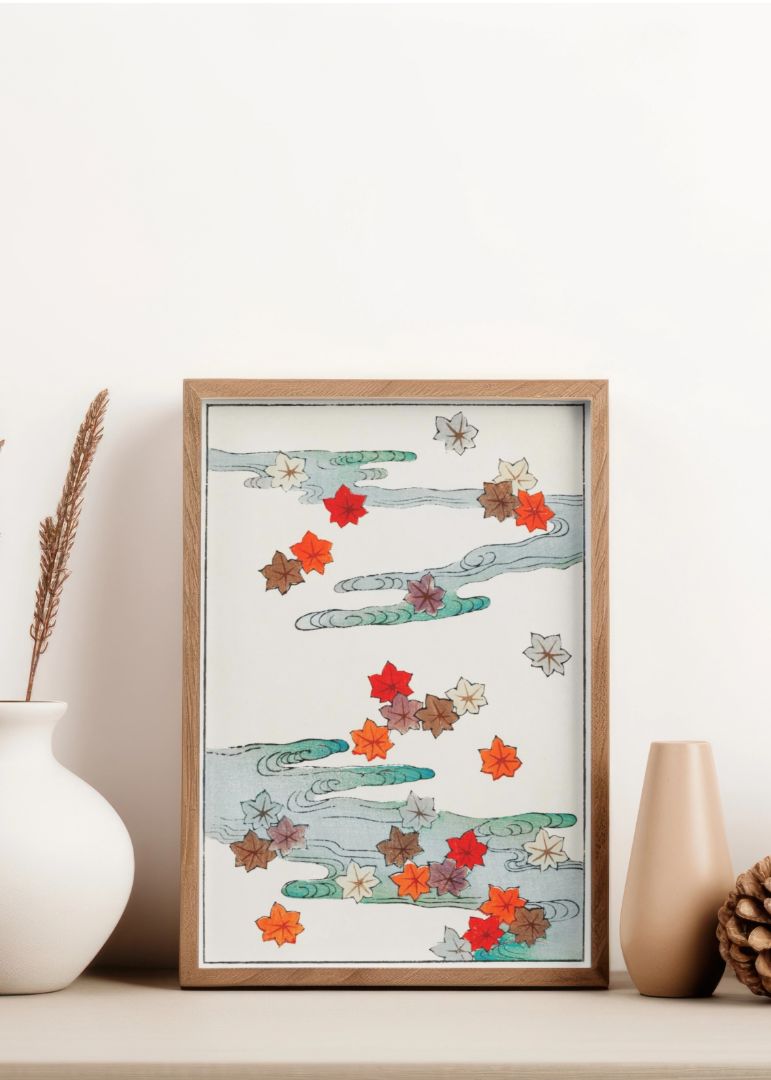 Autumn and Water Illustration