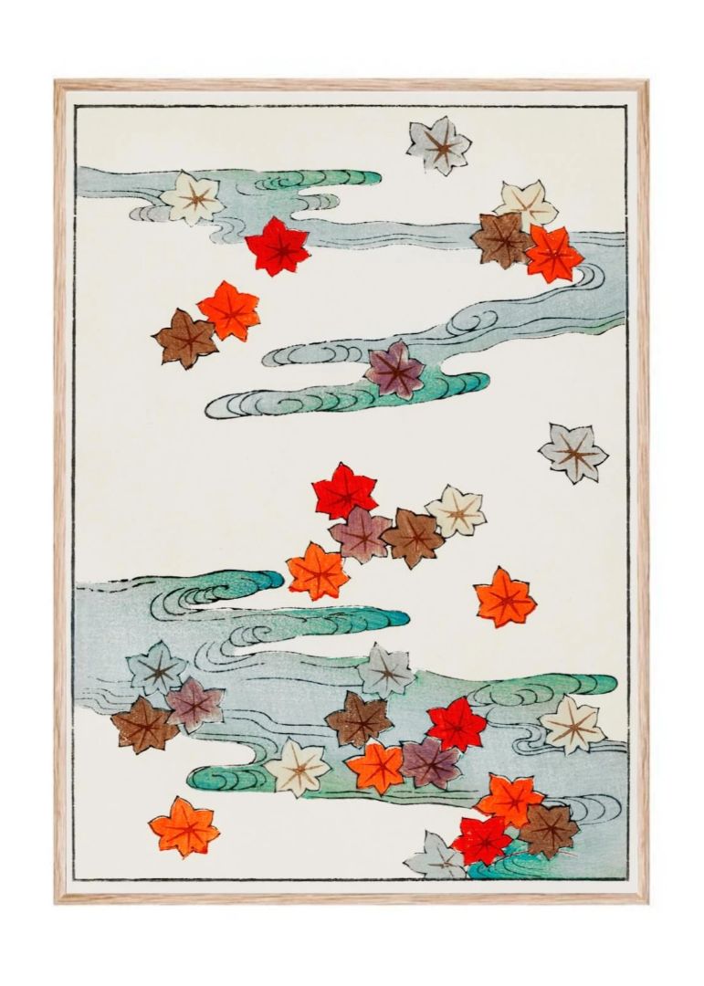 Autumn and Water Illustration