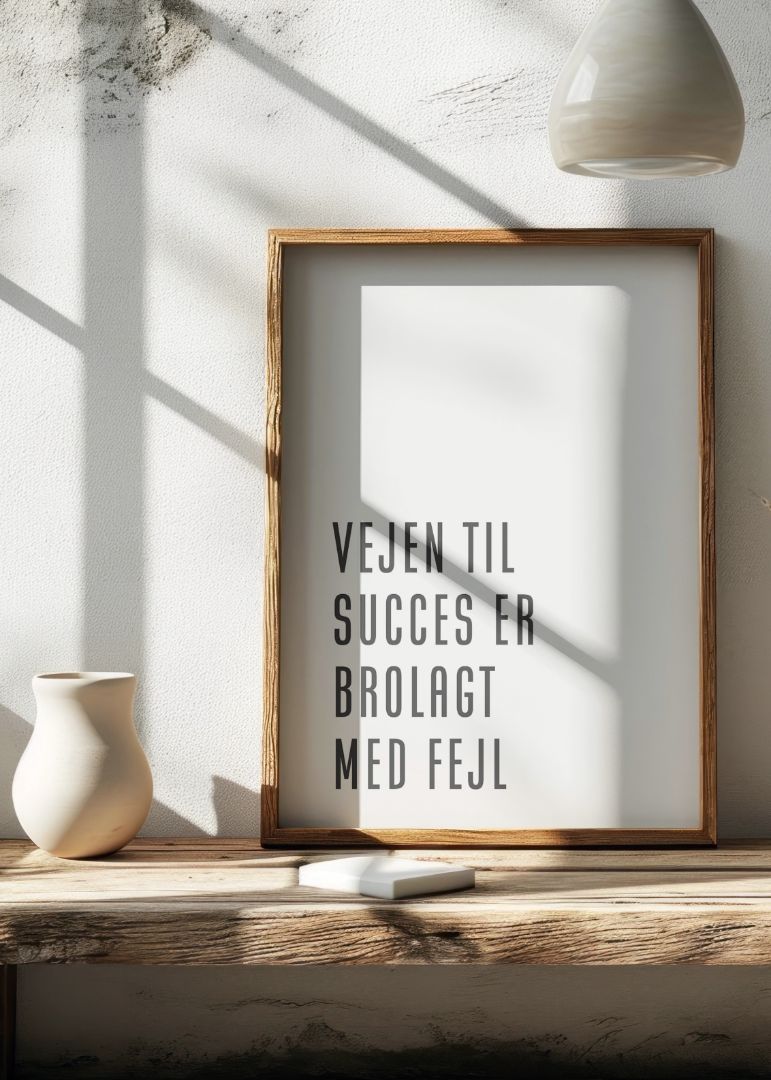 Vejen til succes er brolagt med fejl