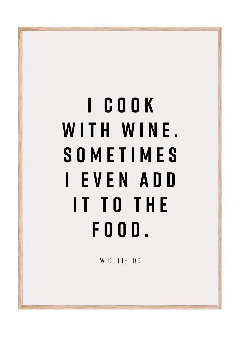 I cook with wine. sometimes i even add it to the food