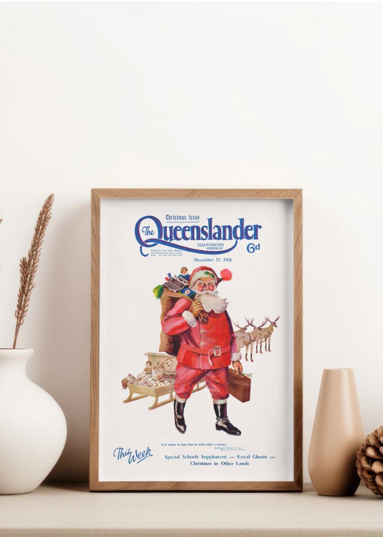 Illustrated front cover from The Queenslander December 17 (1936)