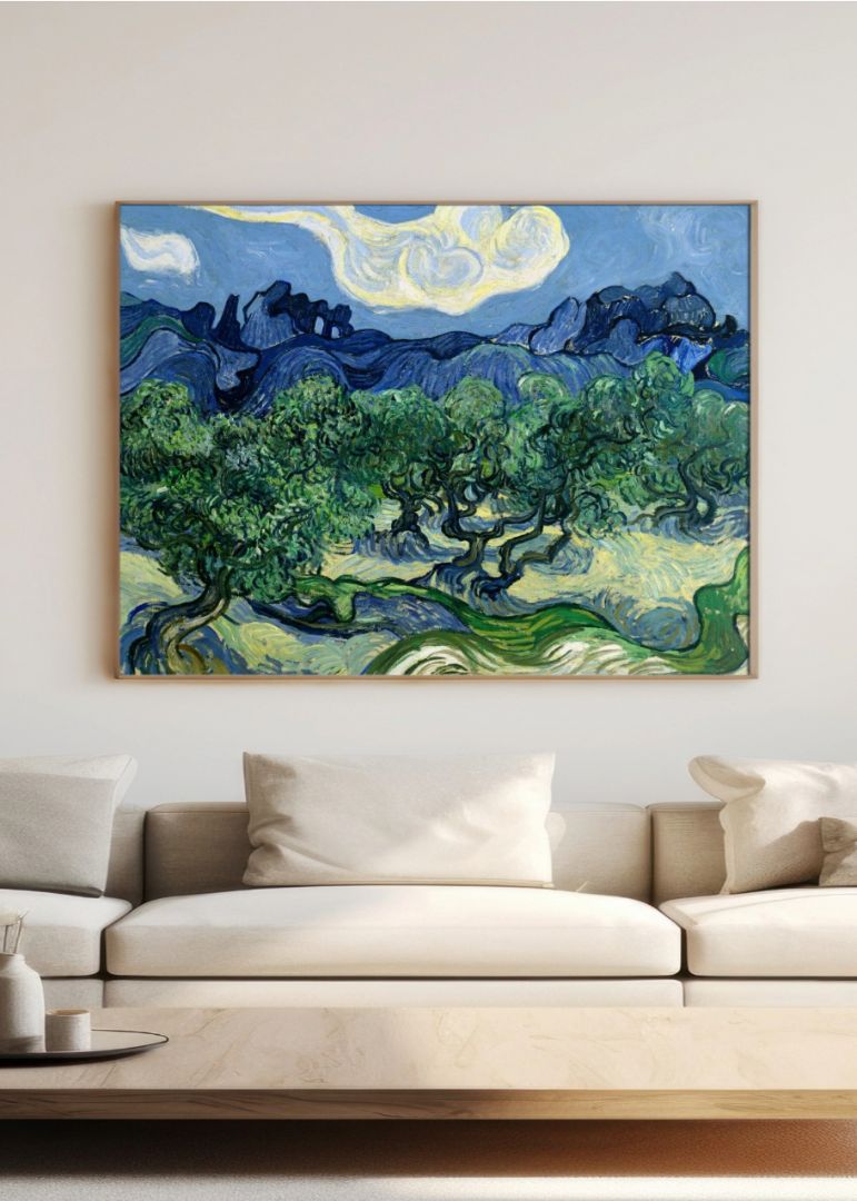 Van Gogh’s Grønne Landskaber Billedvæg