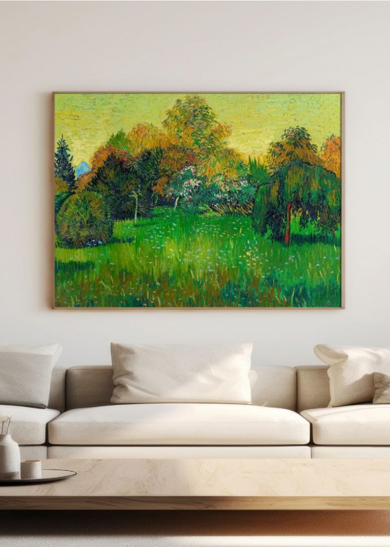 Van Gogh’s Grønne Landskaber Billedvæg