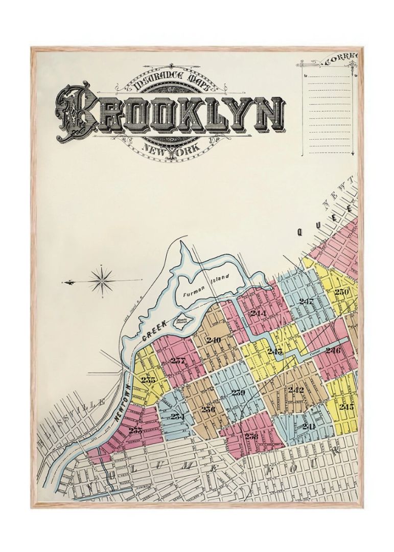 Sanborn Fire Insurance Map from Brooklyn