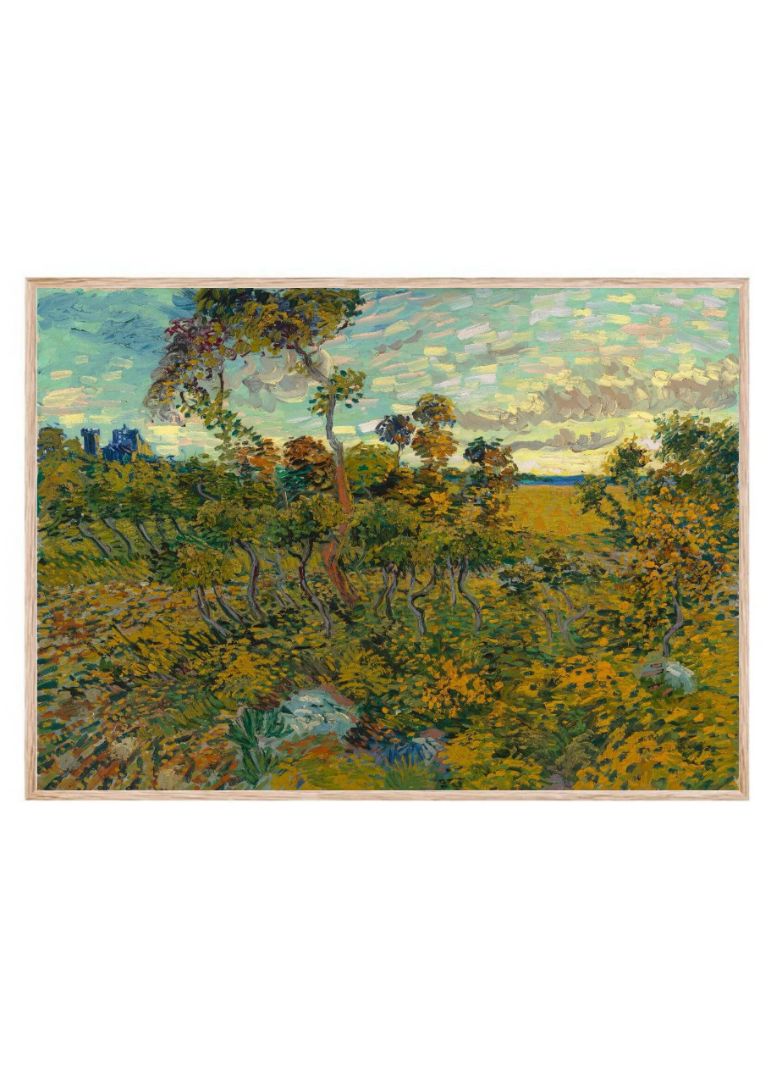 Sunset at Montmajour (1888)