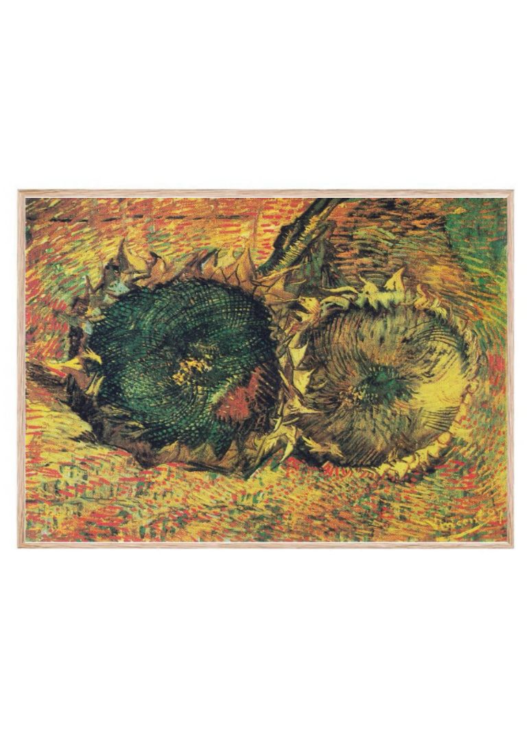 Two Cut Sunflowers (1887)