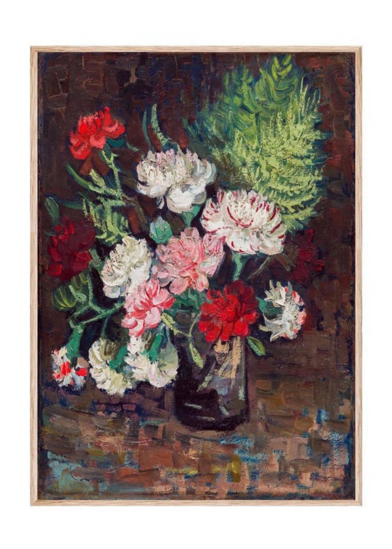 Vase with Carnations (1886)