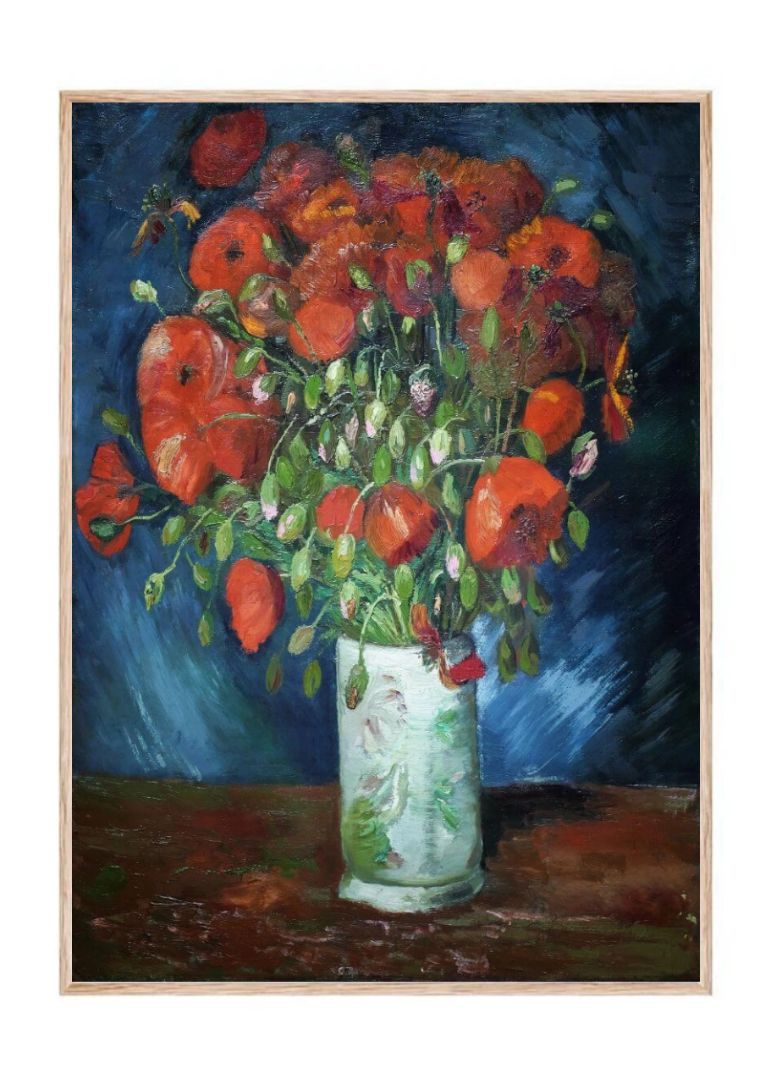 Vase with Poppies (1886)