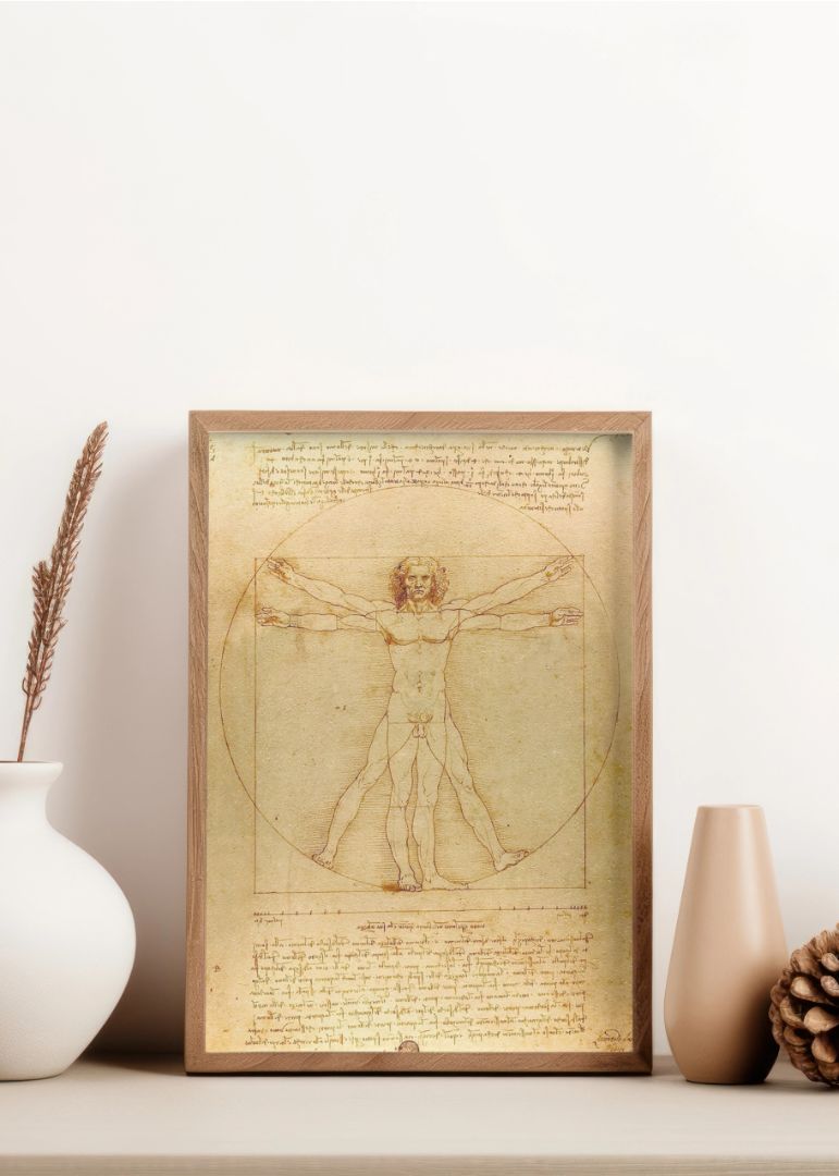 Leonardo da Vinci's Vitruvian Man (circa 1492)