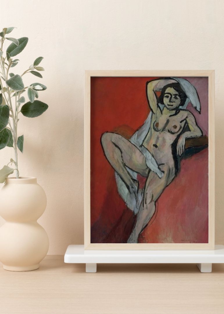 Nude with a White Scarf