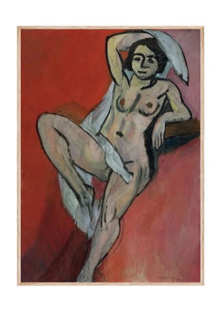 Nude with a White Scarf