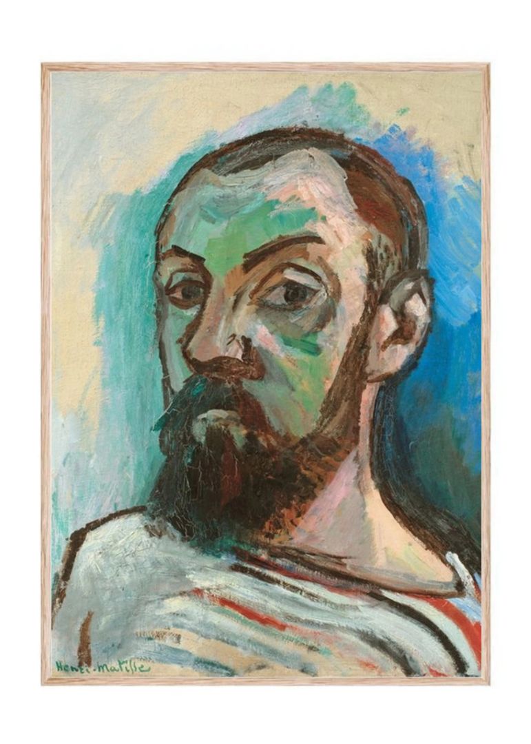 Self-Portrait in a Striped T-shirt (1906)