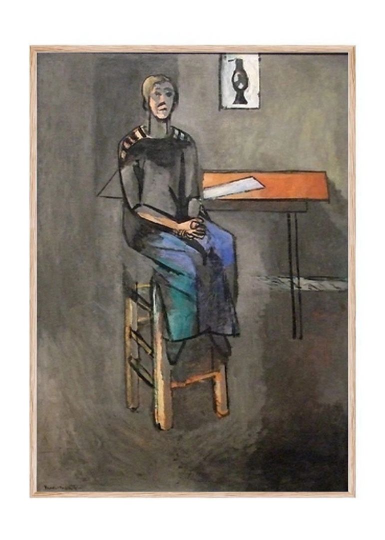 Woman on a High Stool