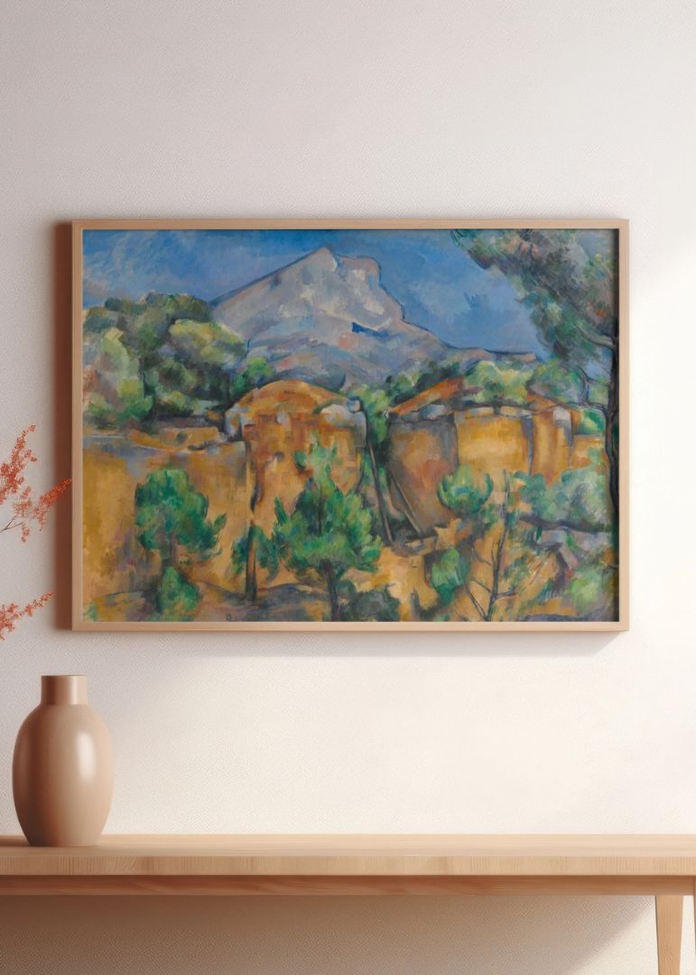 La Montagne Sainte-Victoire vue de la carriÃ¨re BibÃ©mus ( 1897)