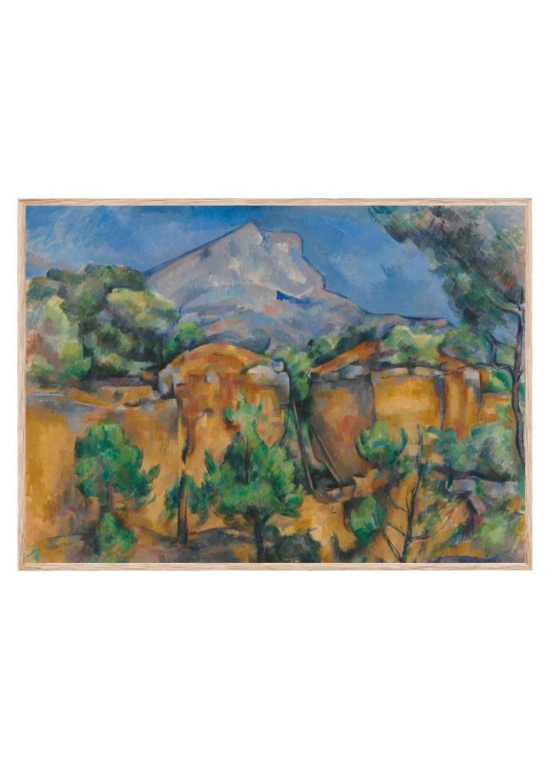 La Montagne Sainte-Victoire vue de la carriÃ¨re BibÃ©mus ( 1897)