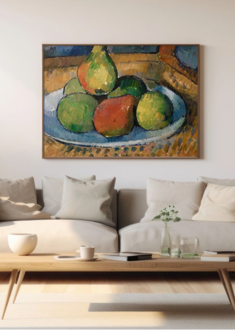 Plate of Fruit on a Chair