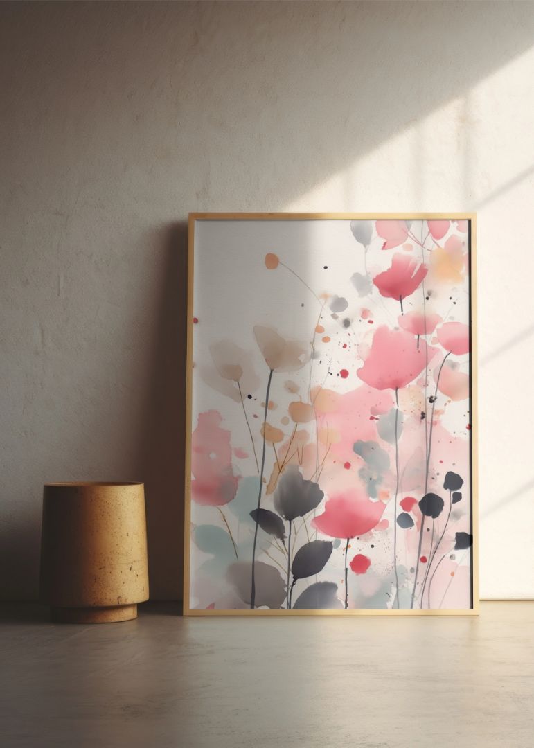 Pink Watery Flower