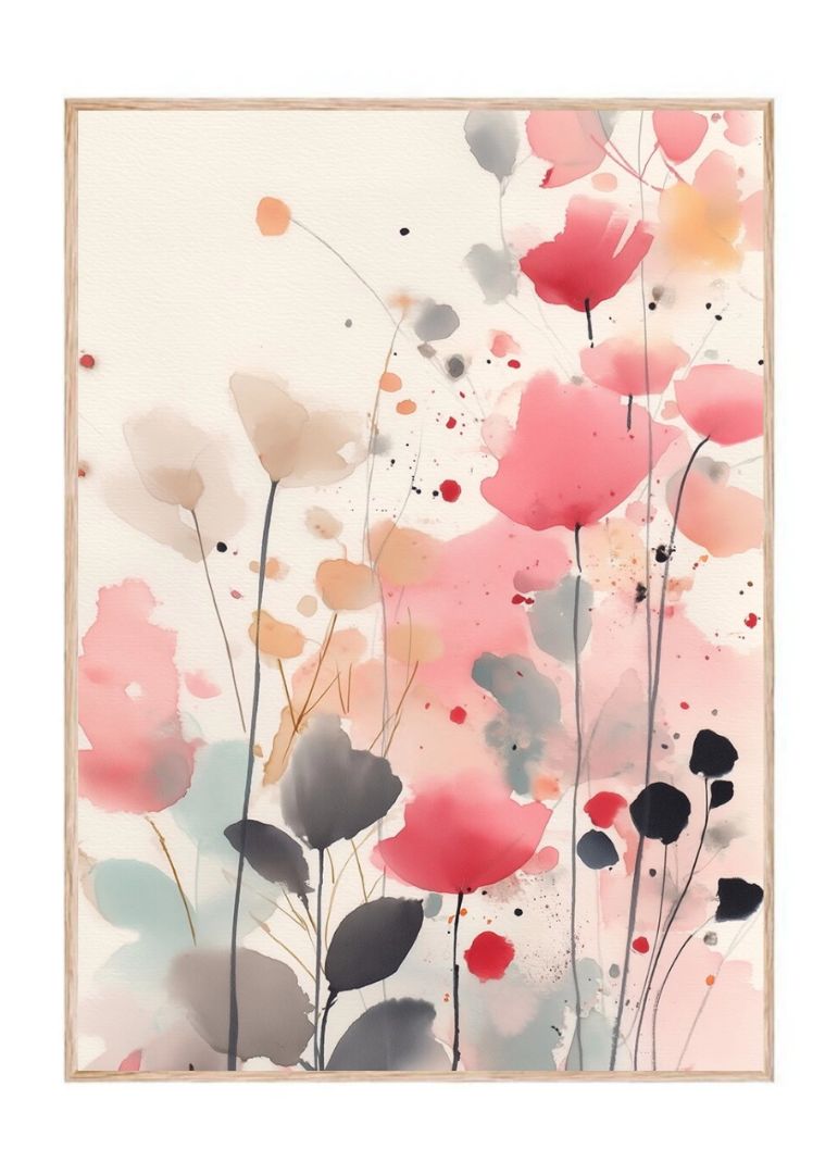 Pink Watery Flower