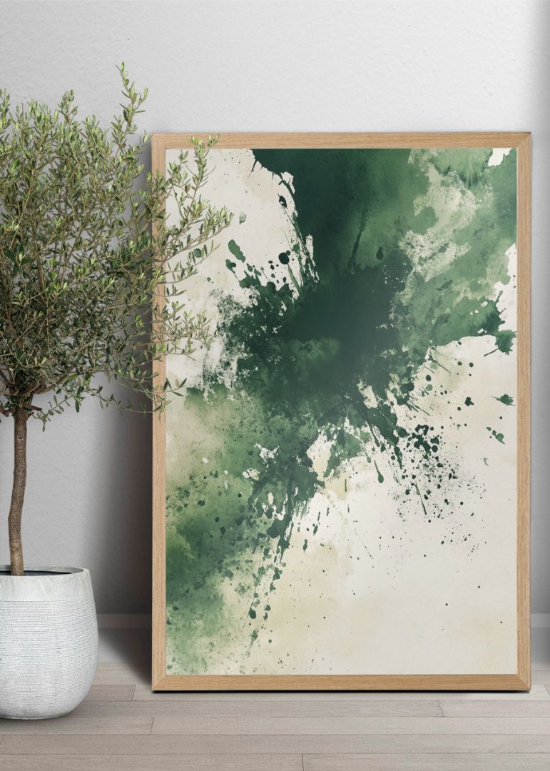 Splashy Green