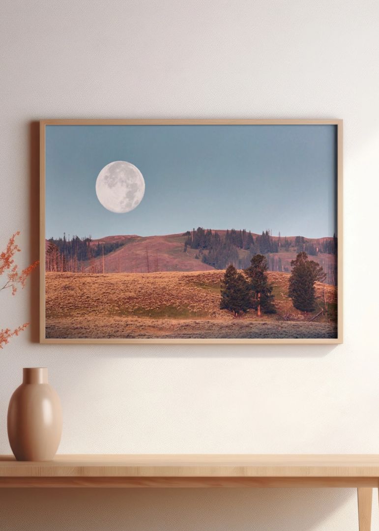 Moonset in the Valley