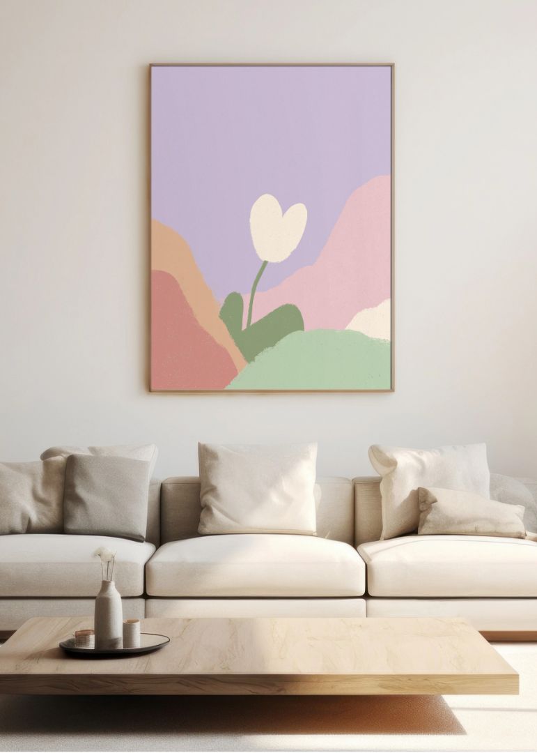 White Pastel Tulip
