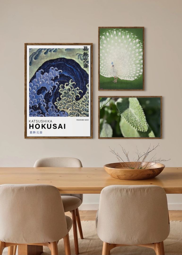 Natur & Bølge Billedvæg