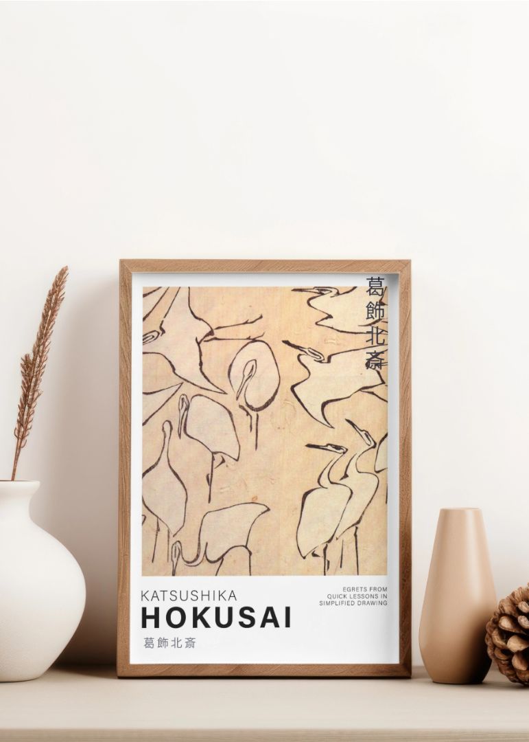 Egrets from Quick Lessons in Simplified Drawing