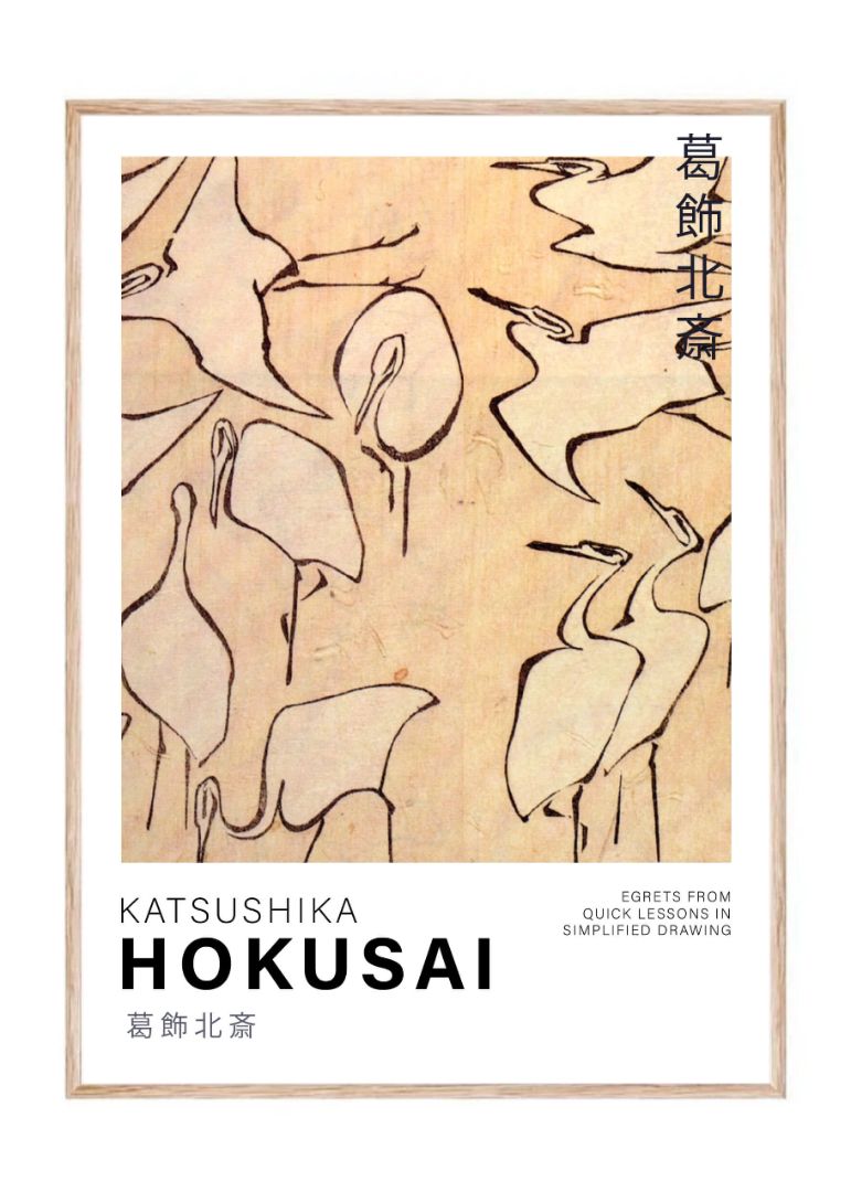 Egrets from Quick Lessons in Simplified Drawing