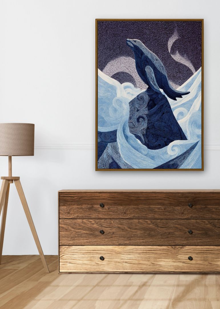 Modig grønlandsk sæl