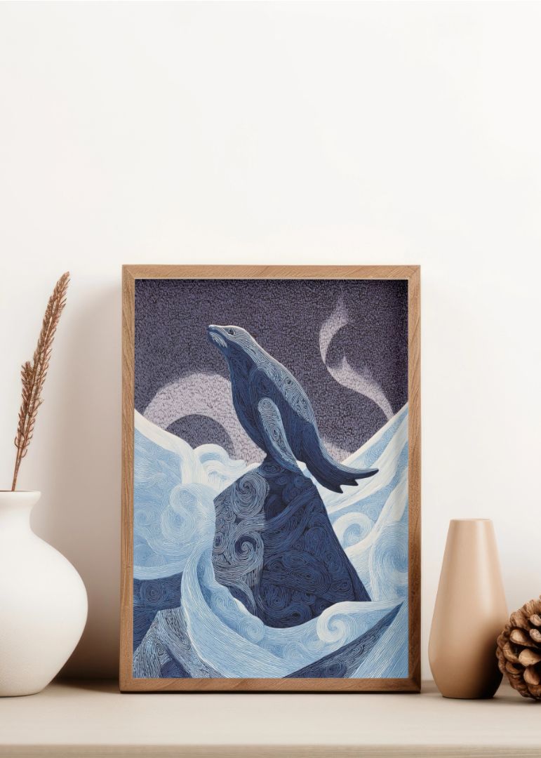 Modig grønlandsk sæl