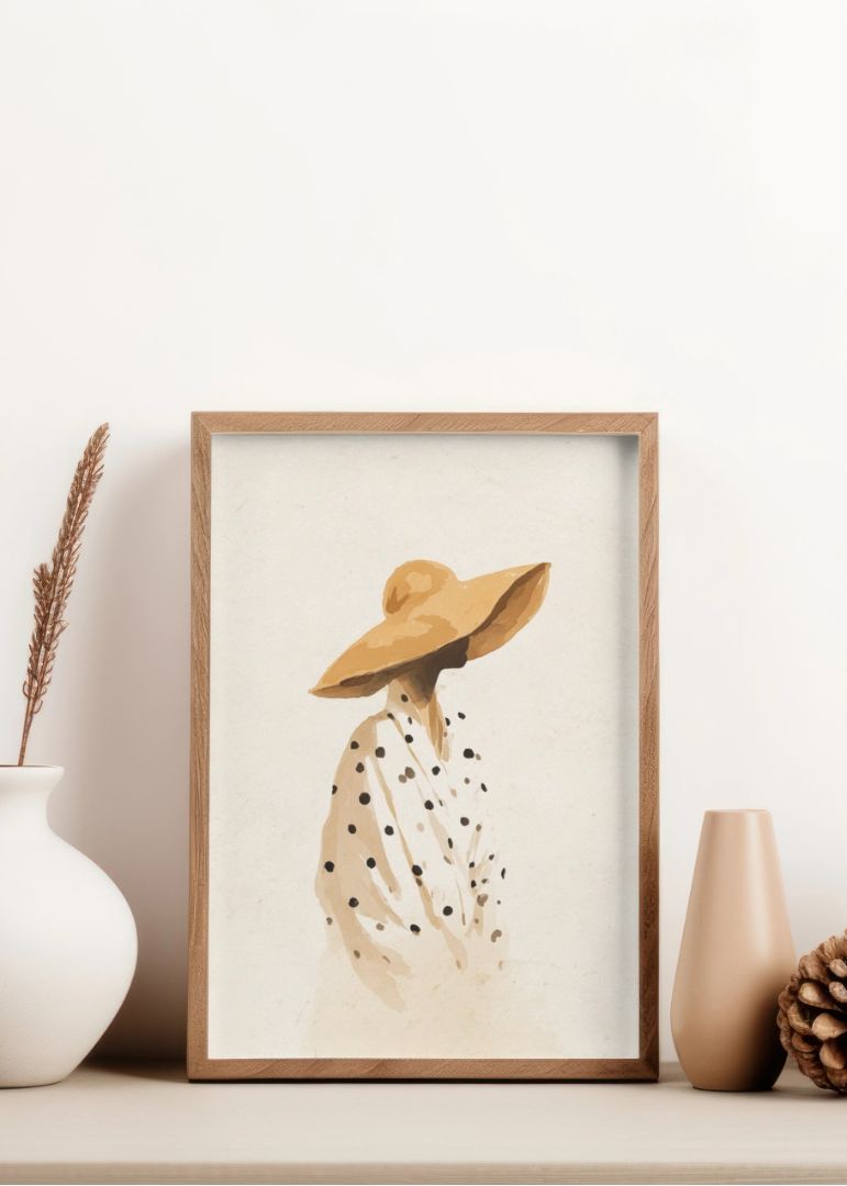 White Dotted Robe