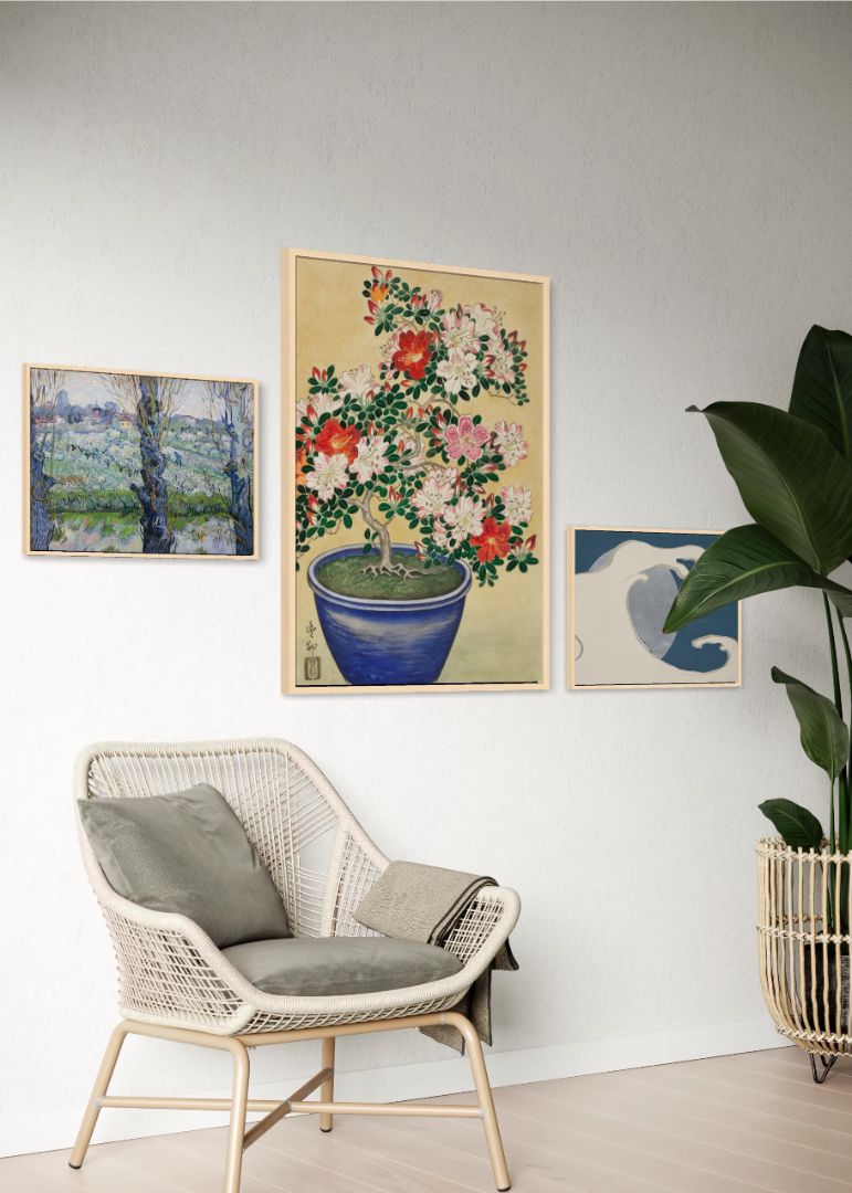 Botanisk Kunst Billedvæg