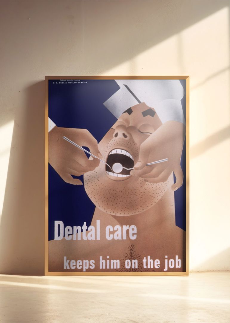 Dental care keeps him on the job