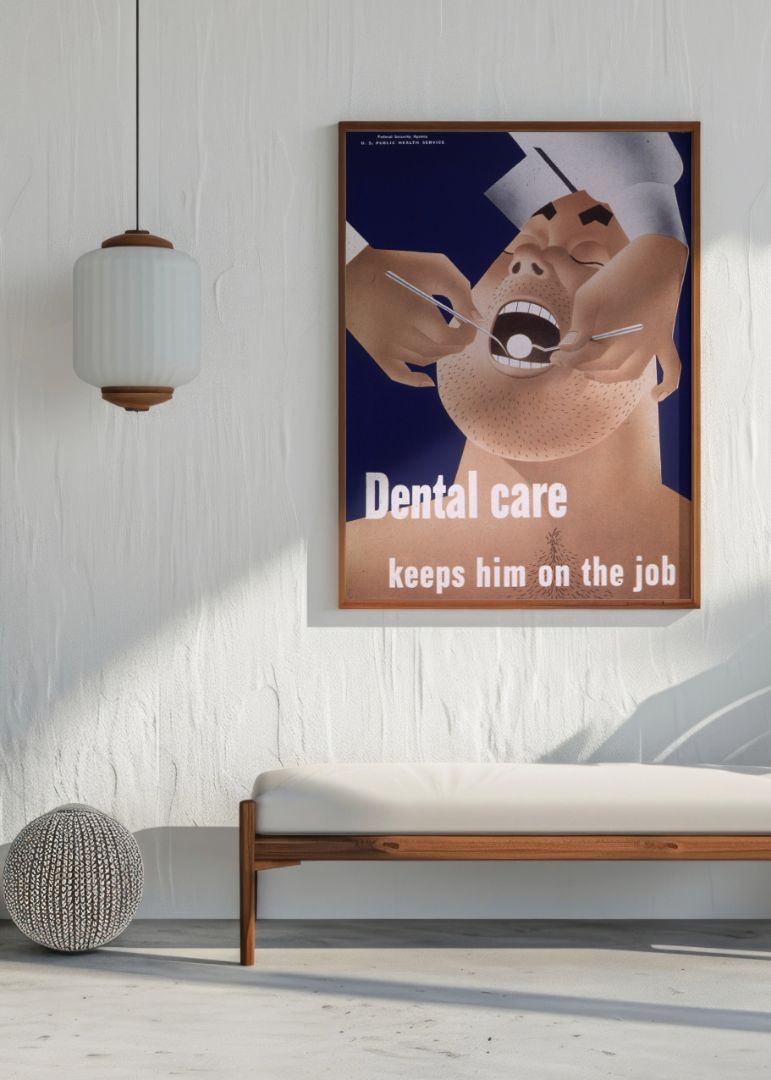 Dental care keeps him on the job