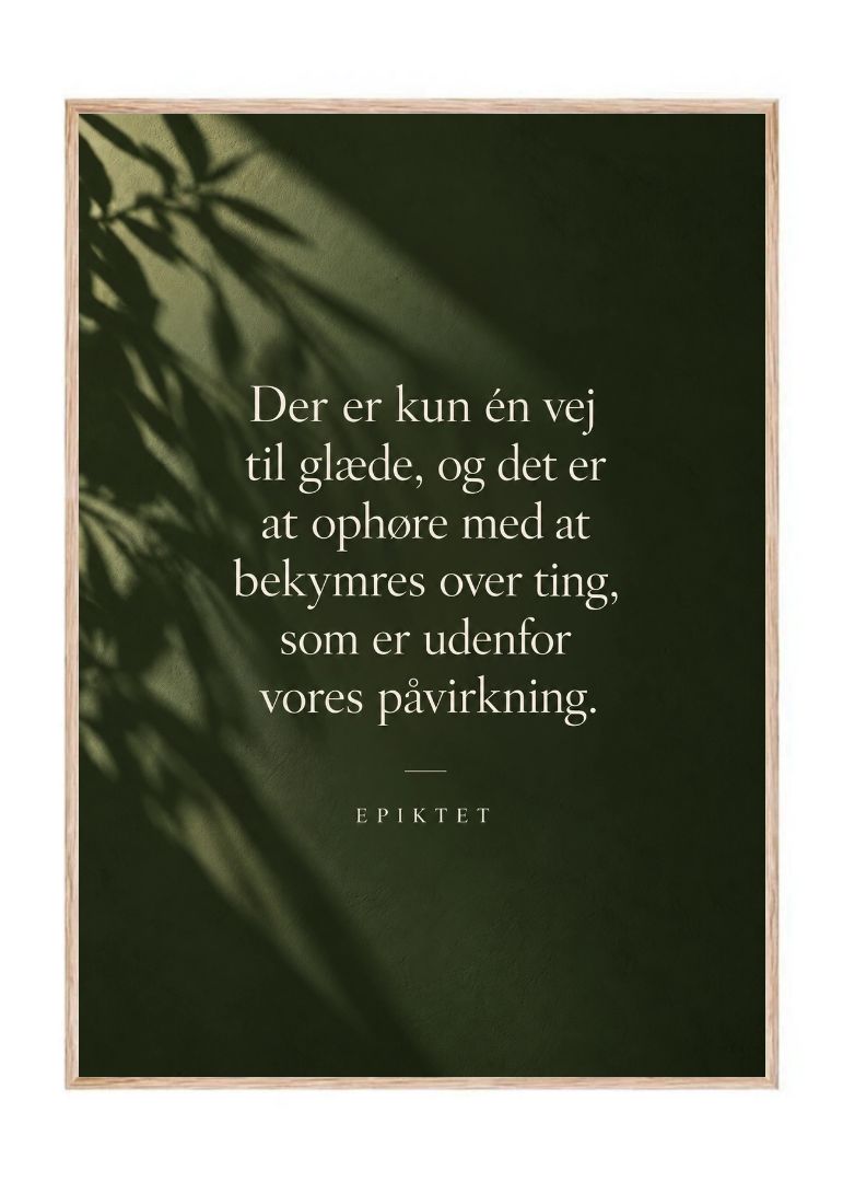 Der er kun en vej til glæde