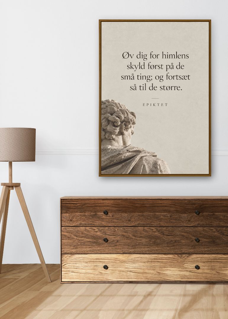 Øv dig for himlens skyld først på de små ting