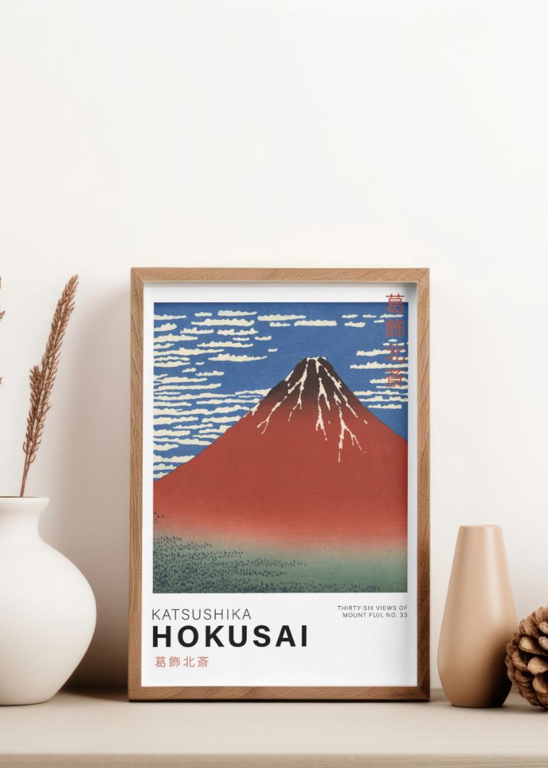 Thirtysix views of mount fuji, no 33 - Katsushika