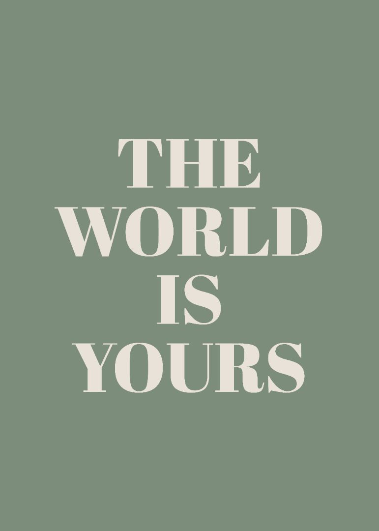The World is Yours