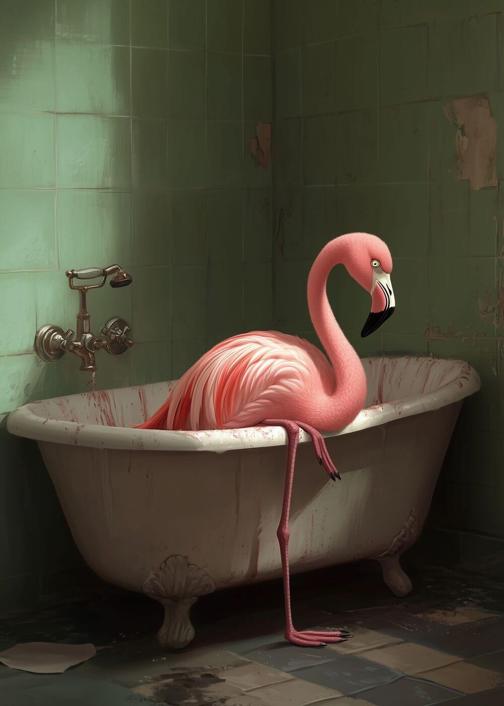 Den Beskidte Flamingo