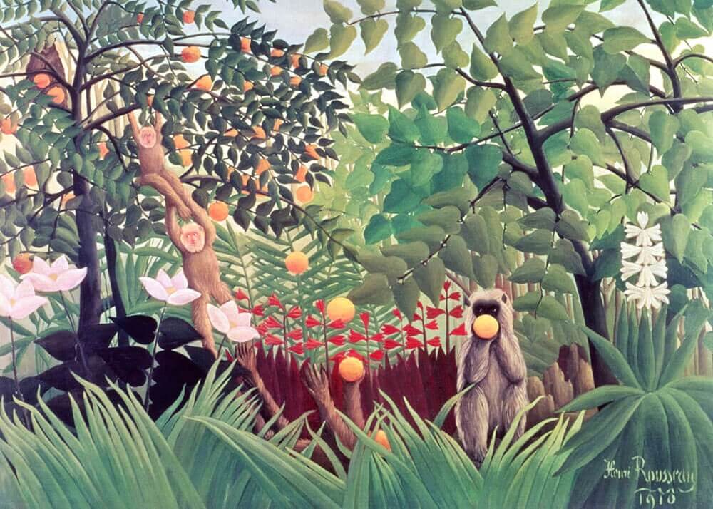 Eksotisk landskab - Henri Rousseau