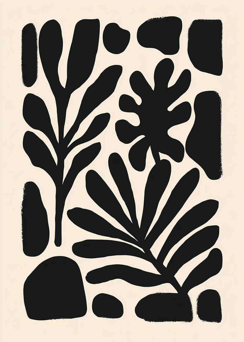 Elegant Black Ink