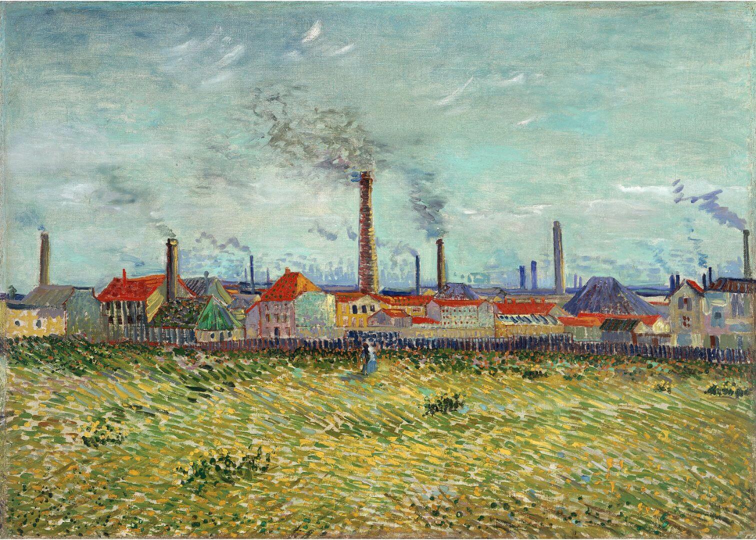 Factories at Clichy (1887)