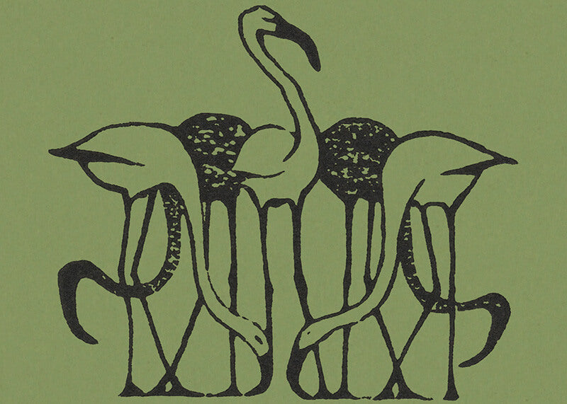 Five Flamingos