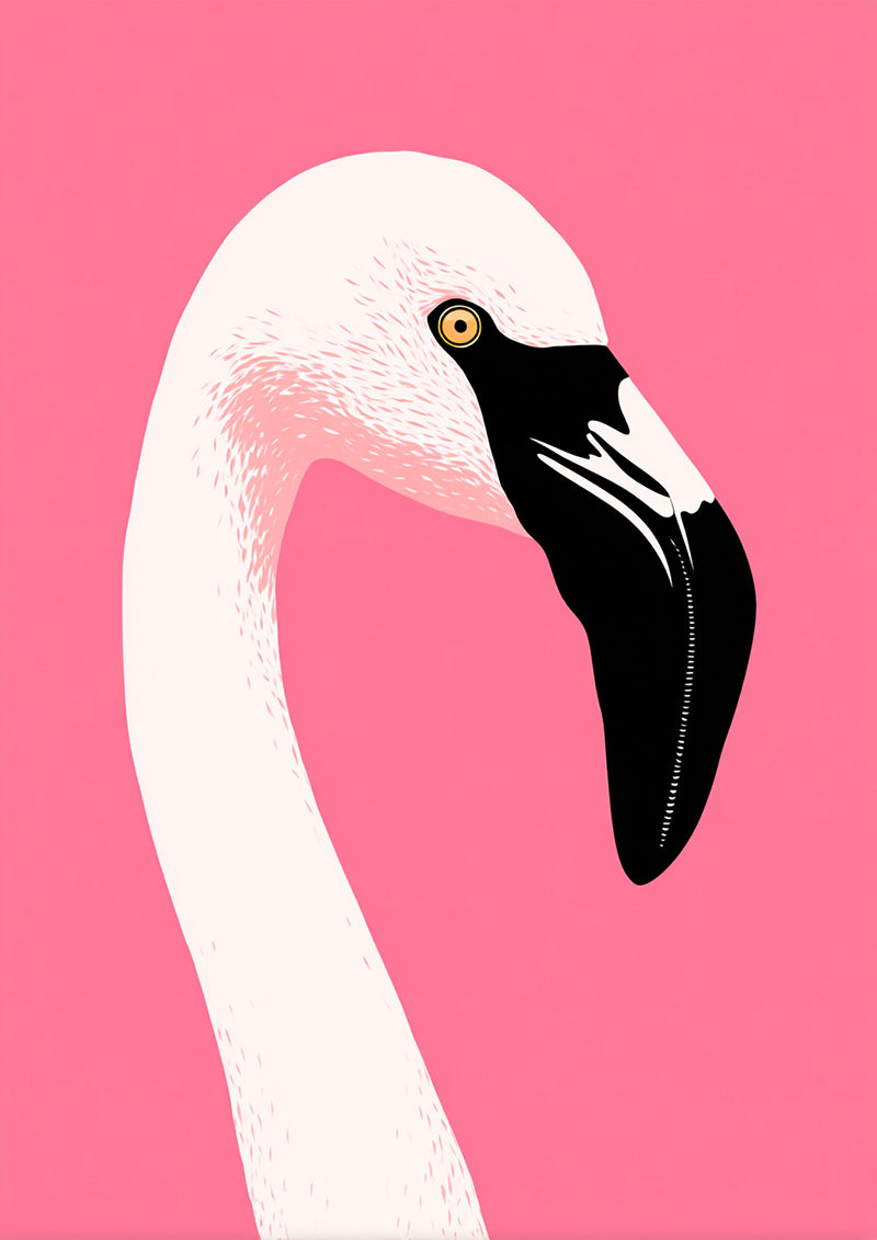 Flamingo i profil