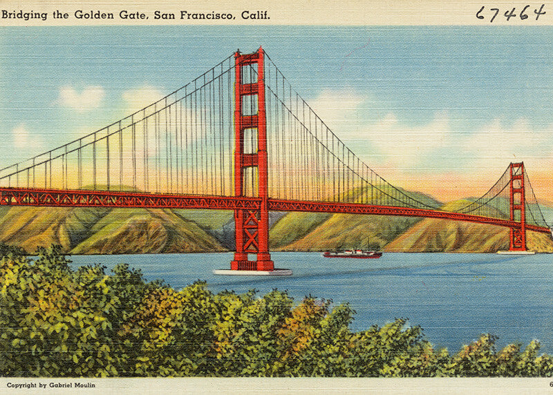 Golden Gate Bridge Vintage