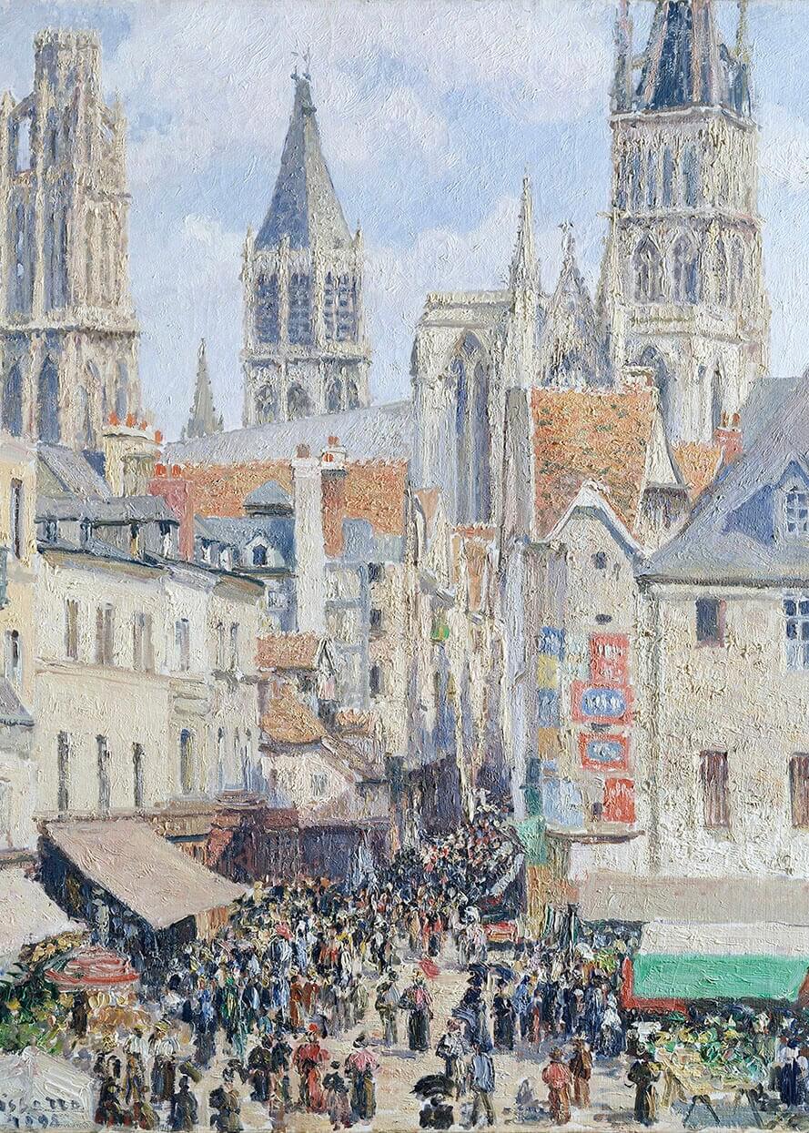 Grocery Street - Camille Pissarro