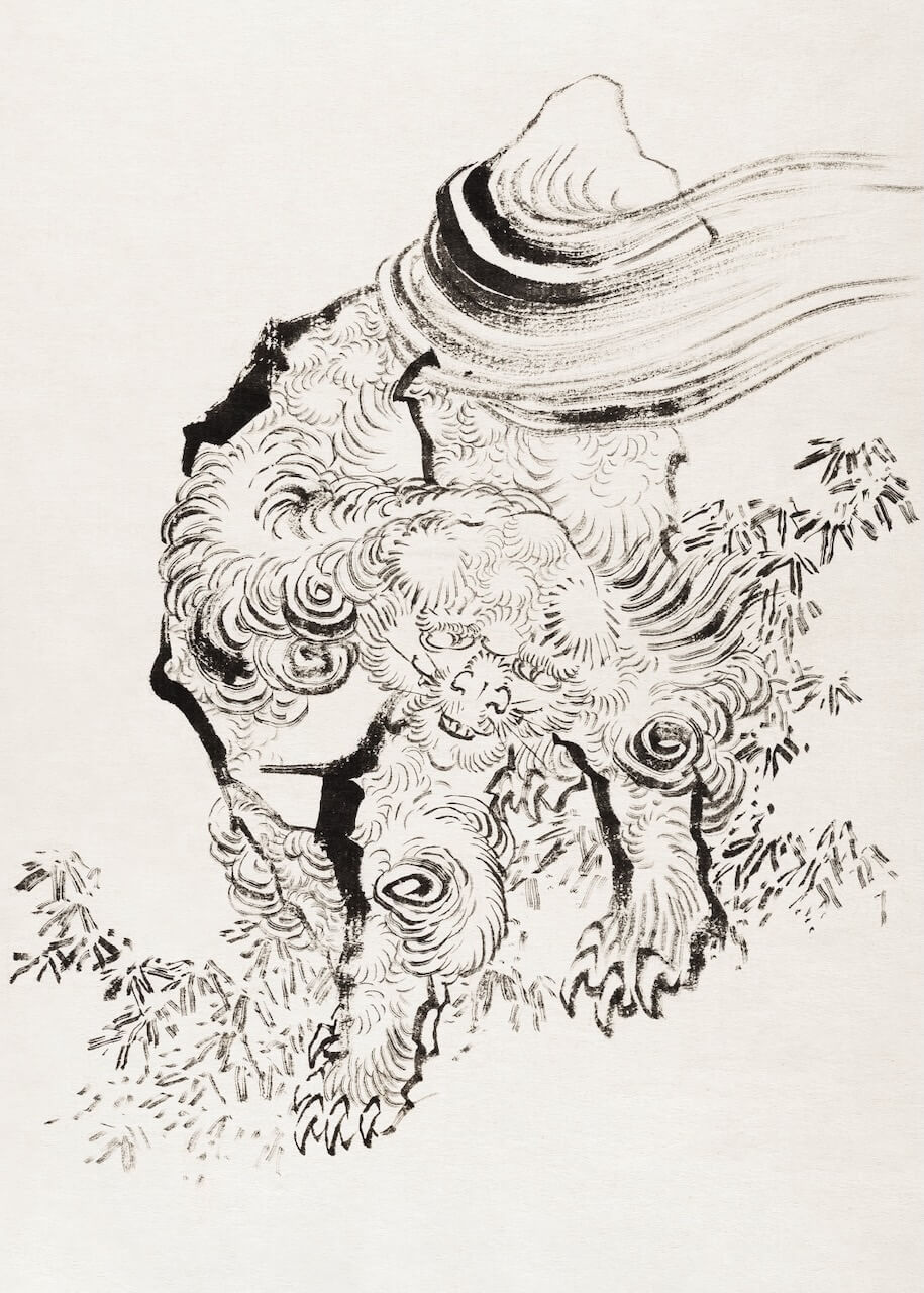 Hokusai’s Japanese tiger