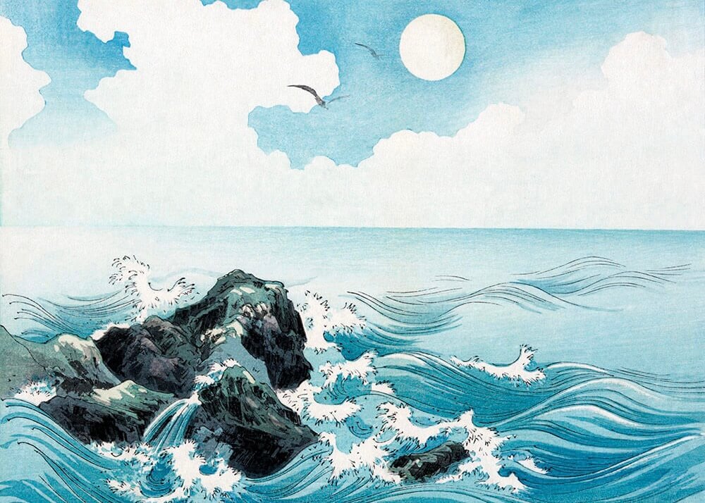 Hokusais wave Kanagawa