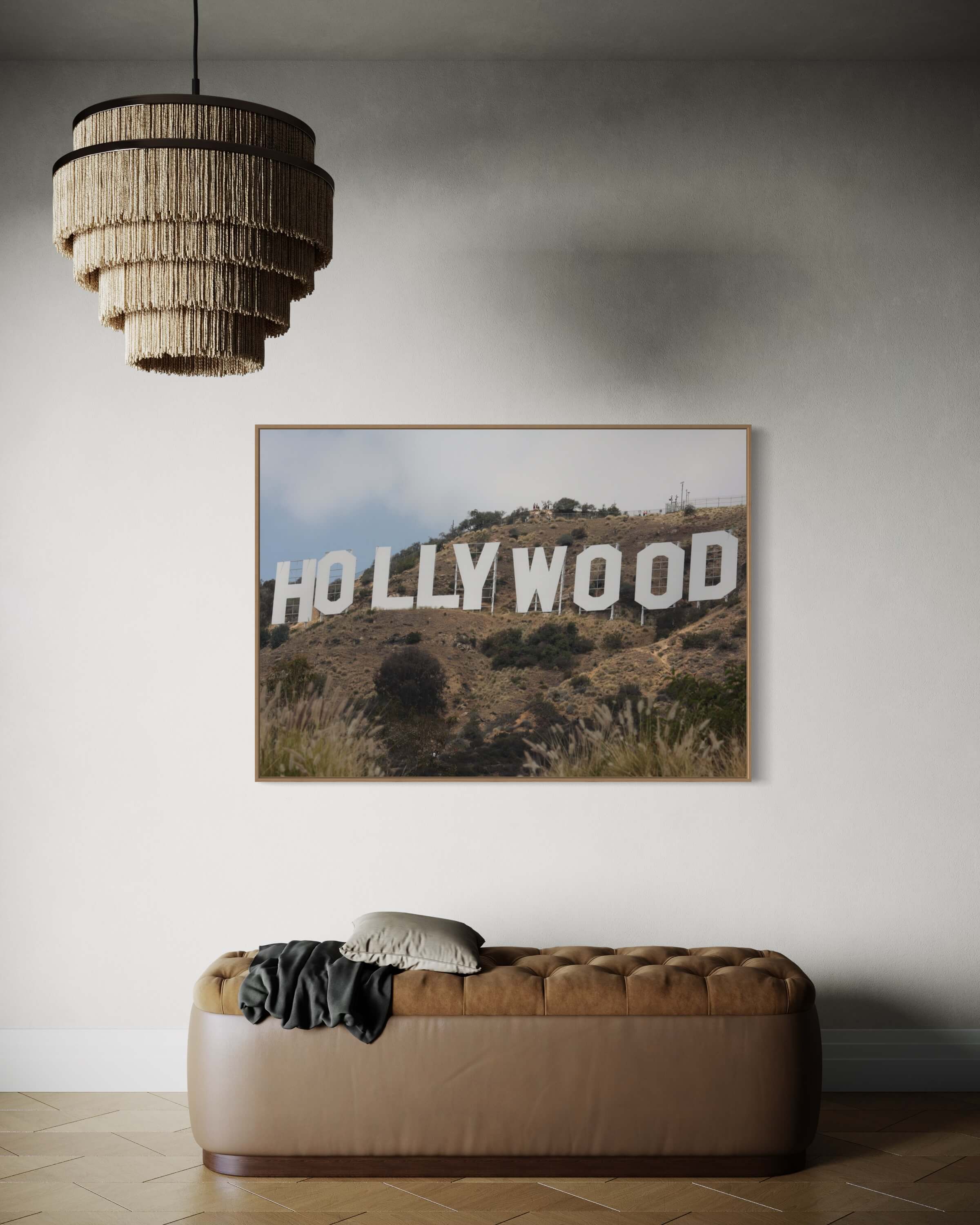 The Hollywood sign