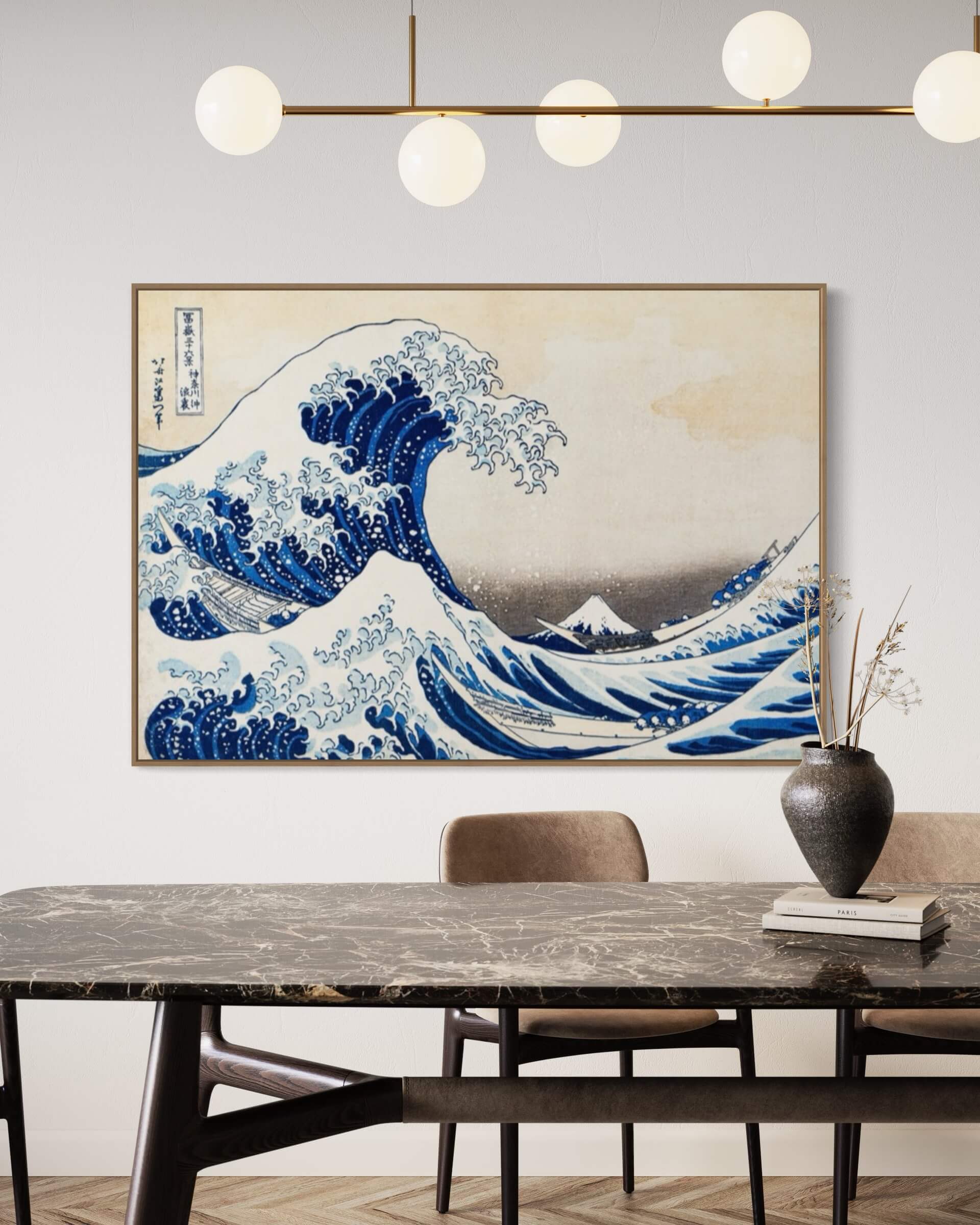 The Great Wave off Kanagawa - blå